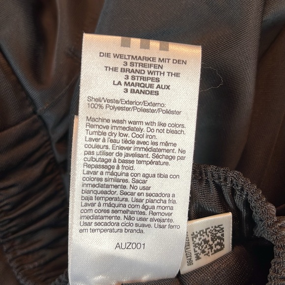 ADIDAS 3-PIECE BLACK & WHITE TRACK SUIT - Picture 10 of 10